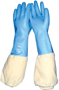 GANTS plastifiés en latex, la paire