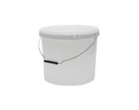 SEAU BLANC 17,5 litres avec couvercle