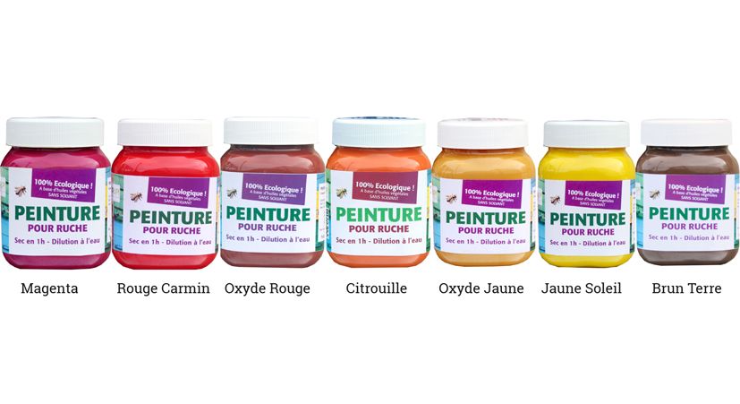 PEINTURE NATURELLE 400g, pour 2 ruches