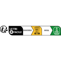 ETIQUETTES "info tri" - pour pot verre